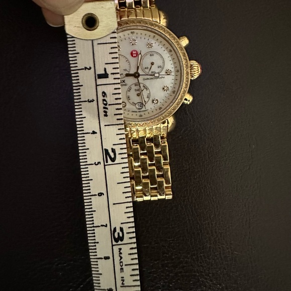 MICHELE Women’s MWW03M000141 CSX-36 Analog Display Swiss Quartz Gold Watch. - Picture 13 of 15